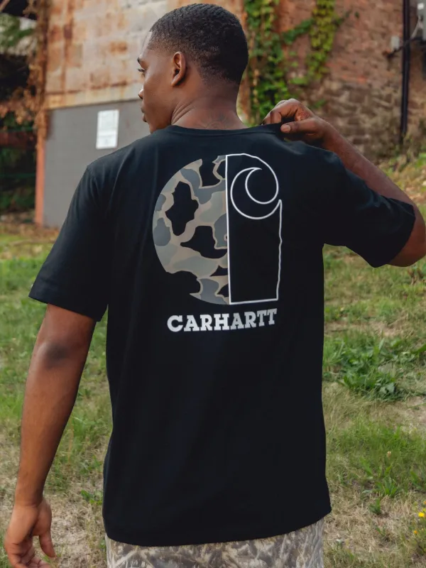 CARHARTT RELAXED LIGHTWEIGHT POCKET CAMO T-SHIRT sold by Boathouse
