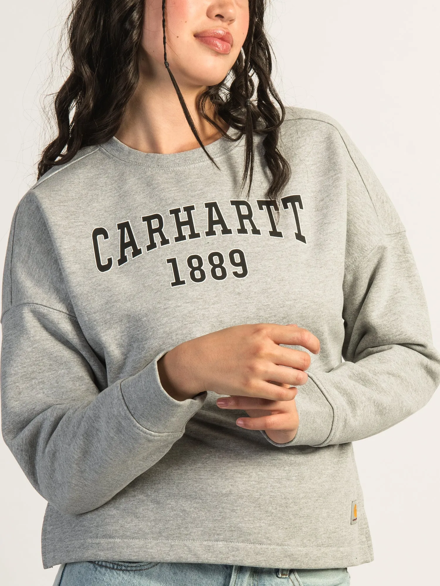 CARHARTT LOOSE FIT MIDWEIGHT GRAPHIC CREWNECK - HEATHER GREY sold by Boathouse product image thumbnail 2