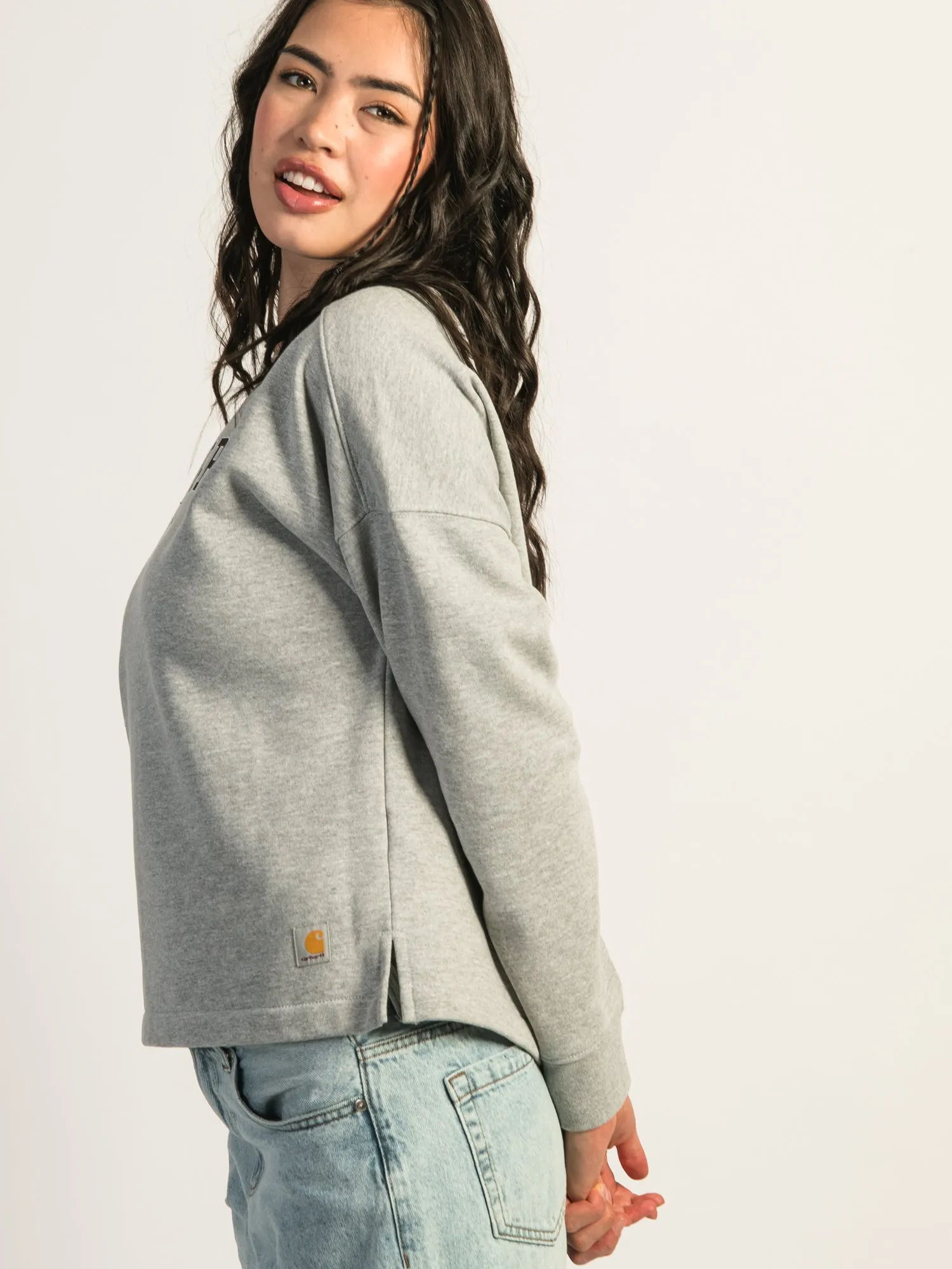 CARHARTT LOOSE FIT MIDWEIGHT GRAPHIC CREWNECK - HEATHER GREY sold by Boathouse product image thumbnail 3