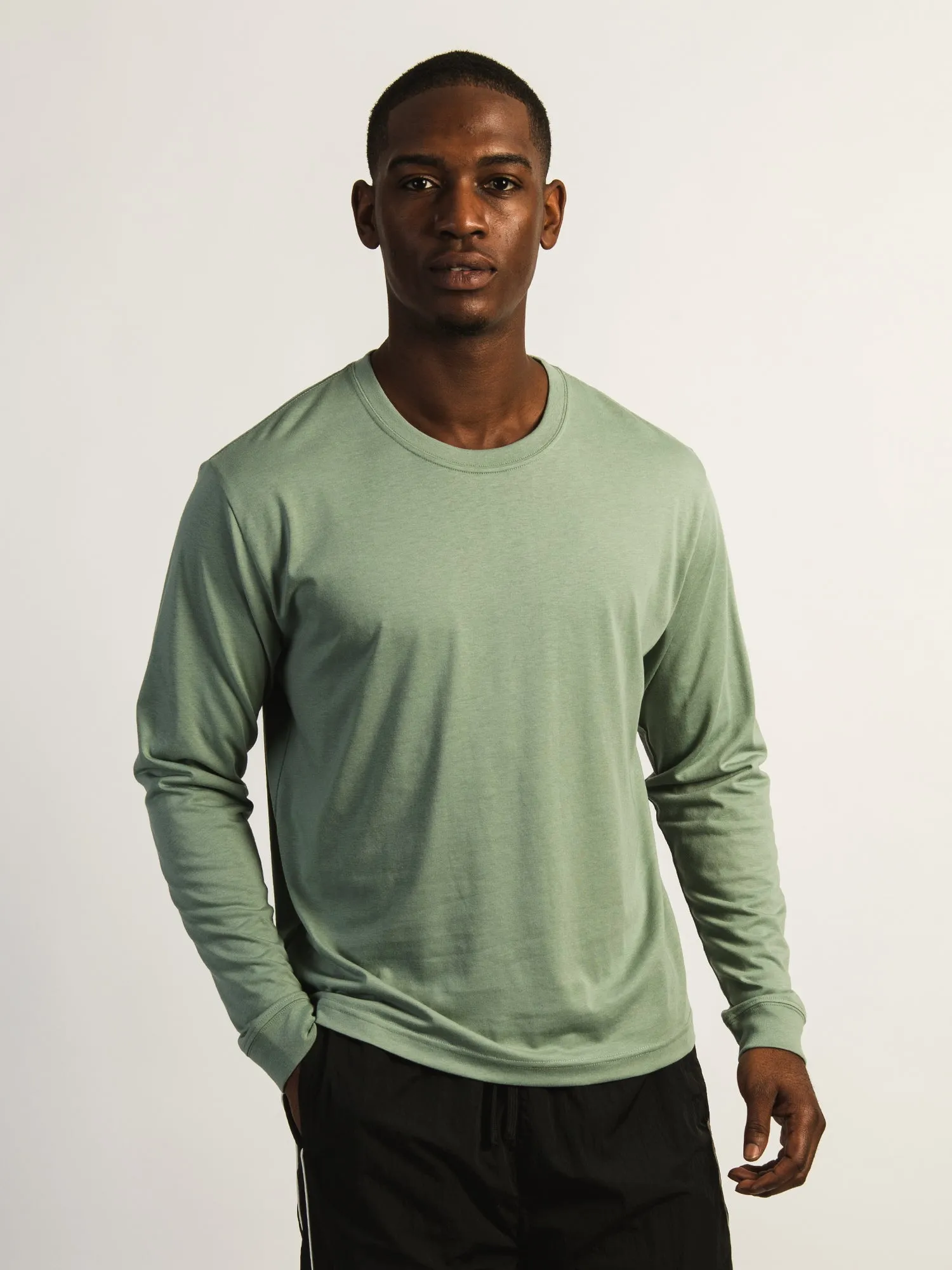 LONG SLEEVE TEE - GREEN sold by Boathouse