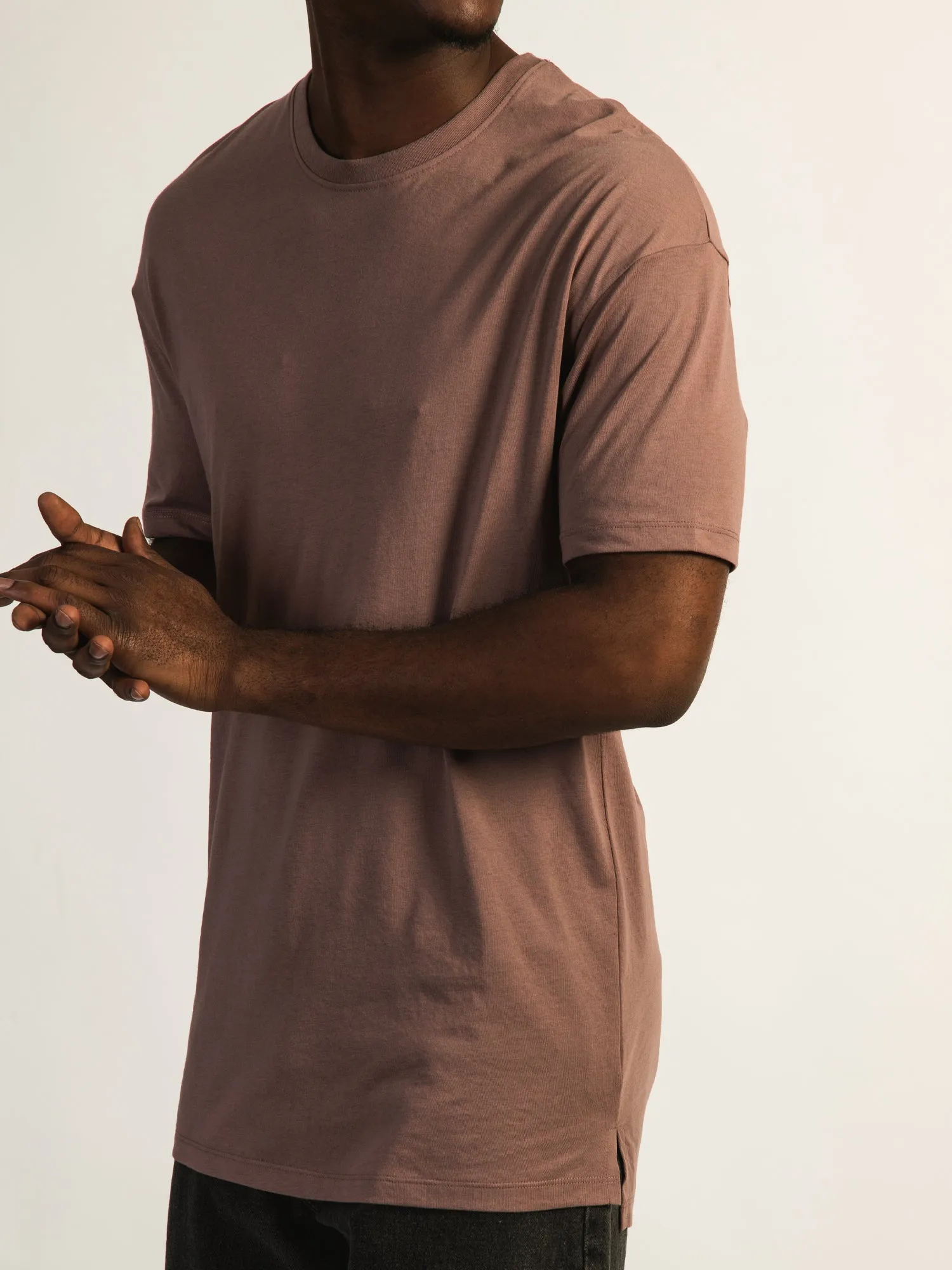 LONG FIT TEE - BURGUNDY sold by Boathouse product image thumbnail 3