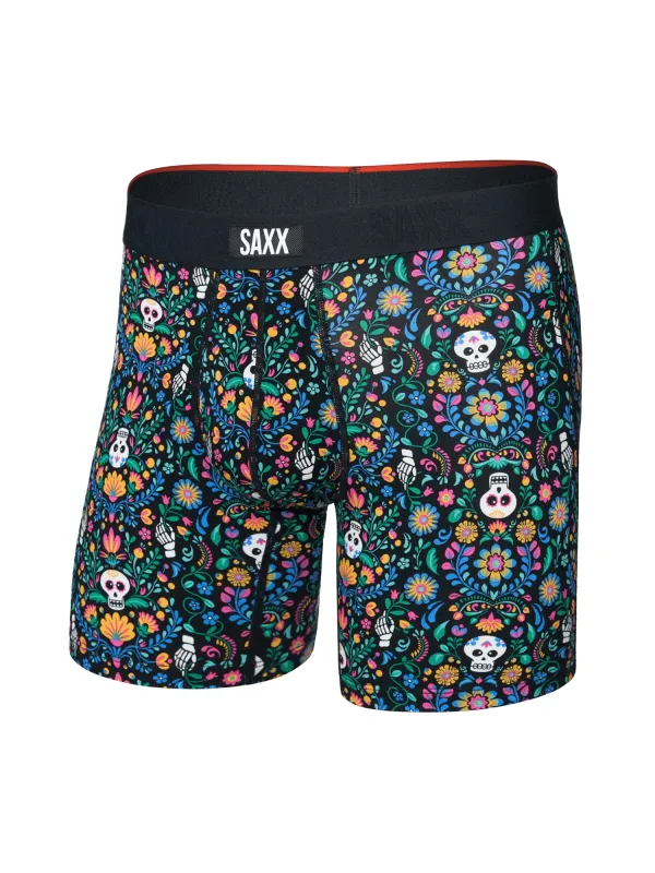 SAXX VIBE EX BOXER BRIEF- SKULL GARDEN made by SAXX