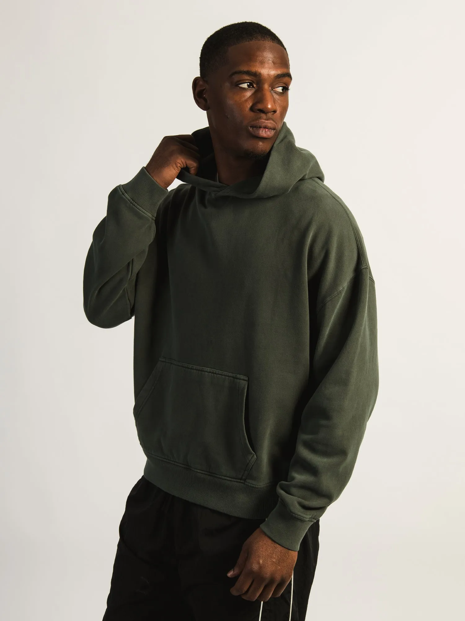 KOLBY RELAXED FIT HOODIE - GREEN sold by Boathouse product image thumbnail 3