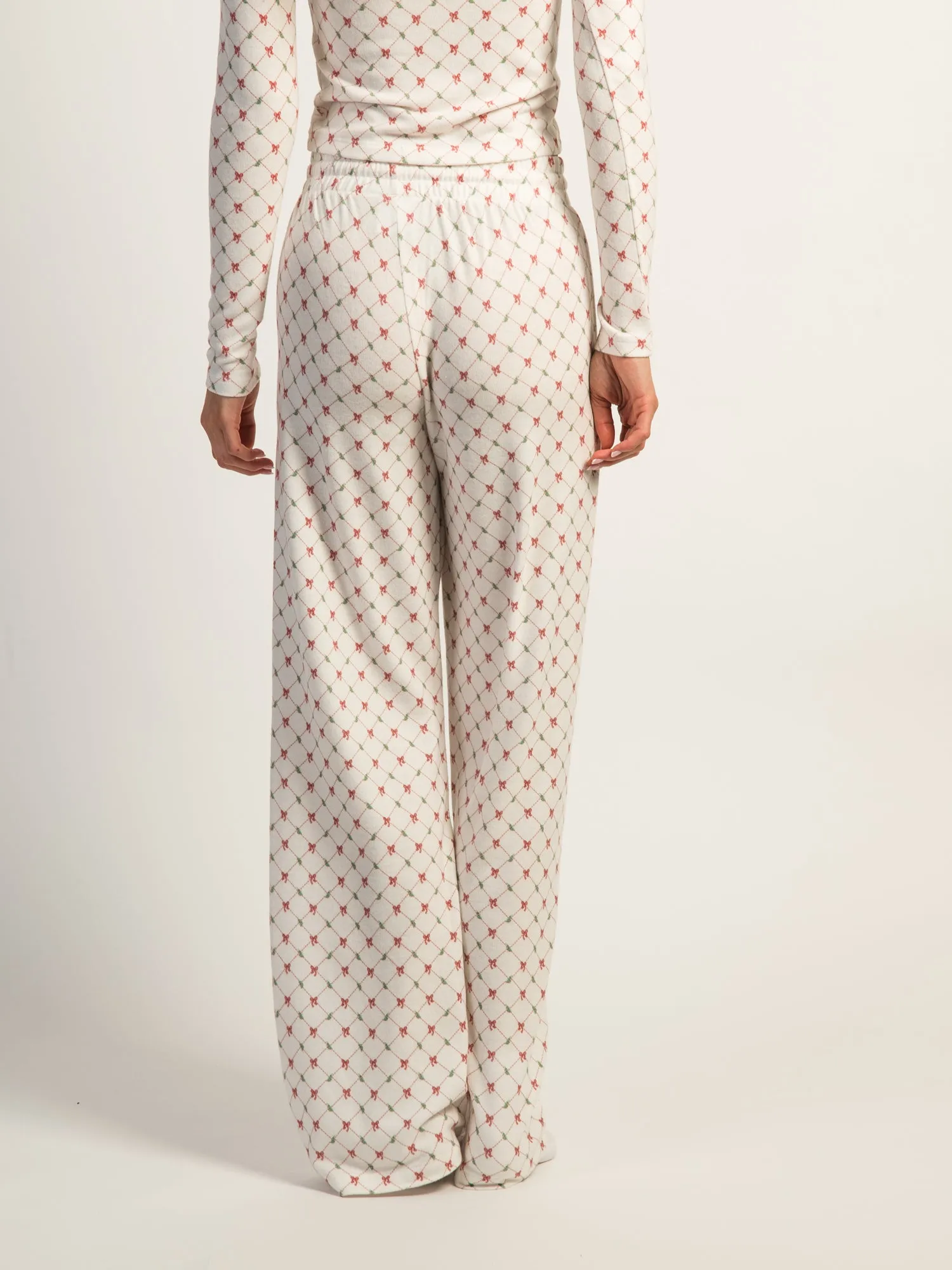 HARLOW HOLLY DITSY PANT - WHITE sold by Boathouse product image thumbnail 5