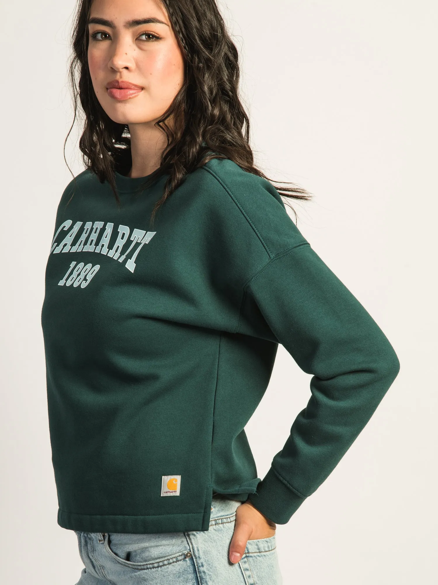 CARHARTT LOOSE FIT MIDWEIGHT GRAPHIC CREWNECK - GREEN sold by Boathouse product image thumbnail 3