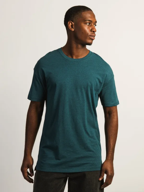 LONG FIT TEE - HEATHER TEAL sold by Boathouse
