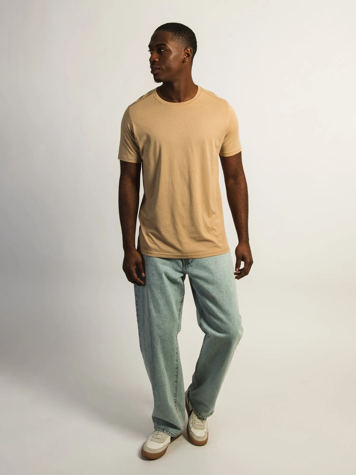 VICTOR CREWNECK - BEIGE sold by Boathouse product image thumbnail 2