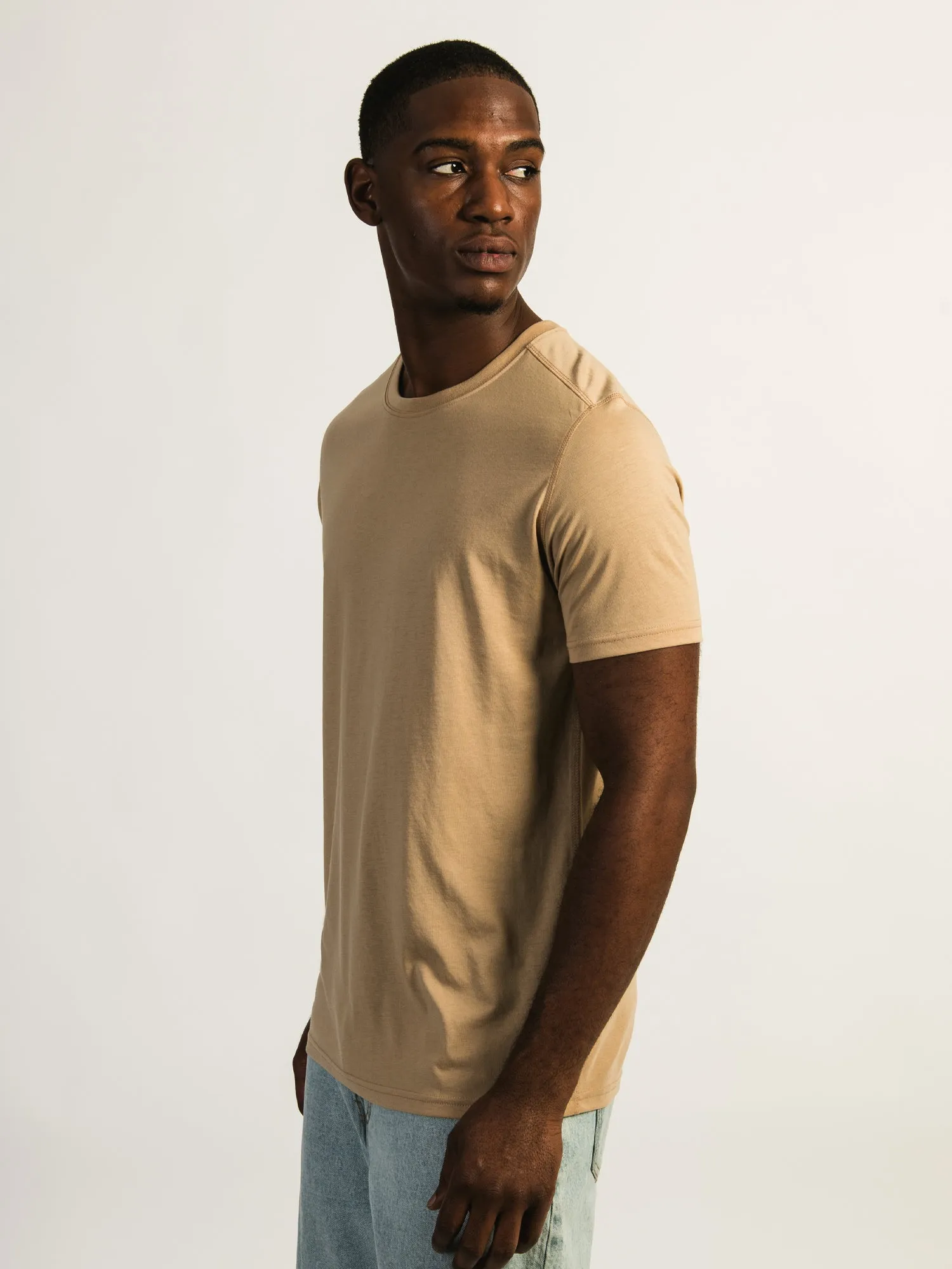 VICTOR CREWNECK - BEIGE sold by Boathouse product image thumbnail 3