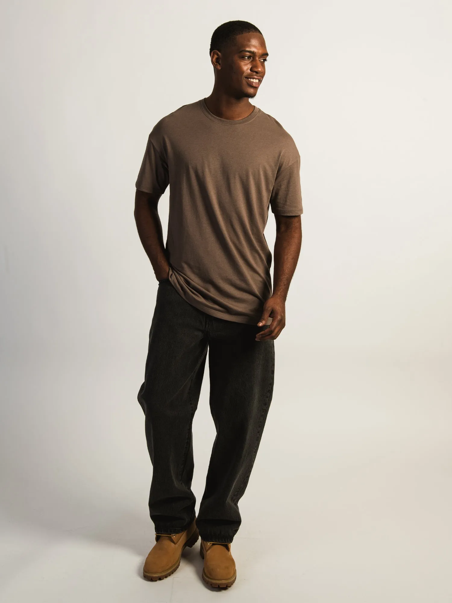 LONG FIT TEE- VINTAGE BROWN sold by Boathouse product image thumbnail 2