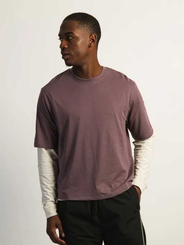 KOLBY SHORT CUT TEE- PURPLE made by Boathouse