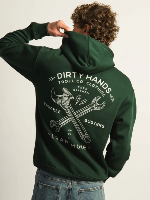 TROLL CO. TWISTING WRENCHES PULL OVER HOODIE sold by Boathouse