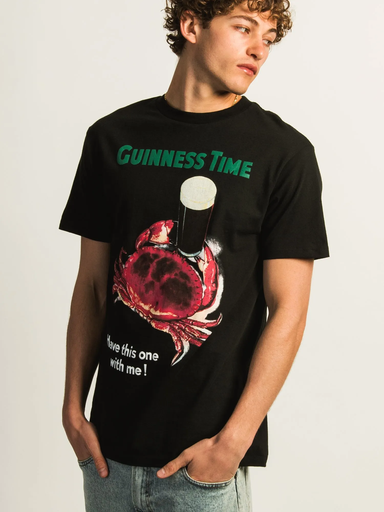 GUINNESS CRAB BEER T-SHIRT - BLACK sold by Boathouse product image thumbnail 3