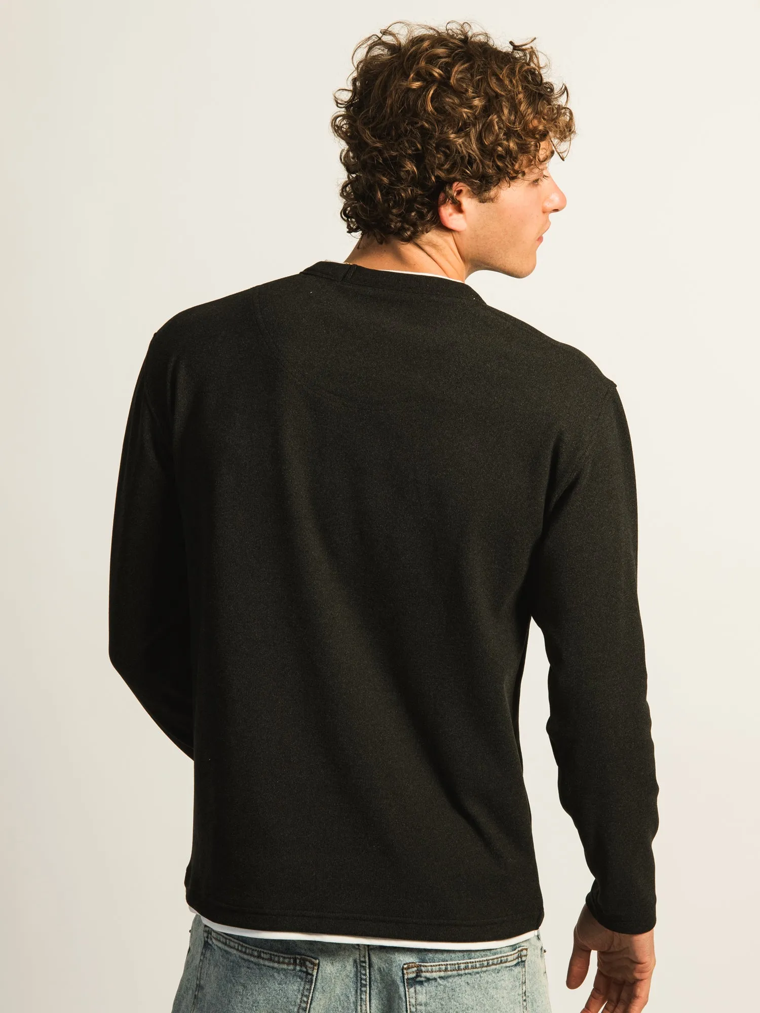 KOLBY LAYERED KNIT TEE- BLACK sold by Boathouse product image thumbnail 4