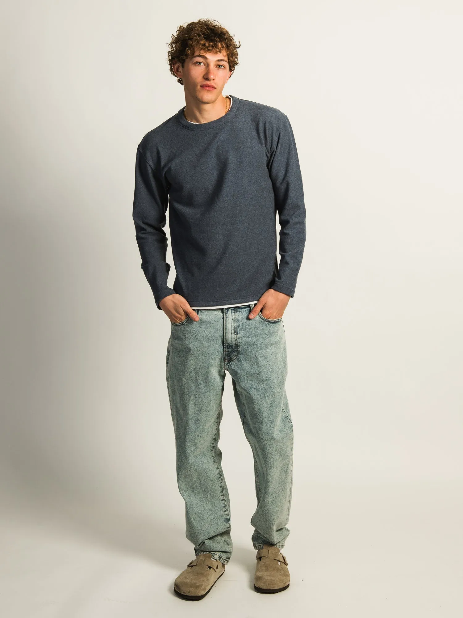 KOLBY LAYERED KNIT TEE - BLUE sold by Boathouse product image thumbnail 2