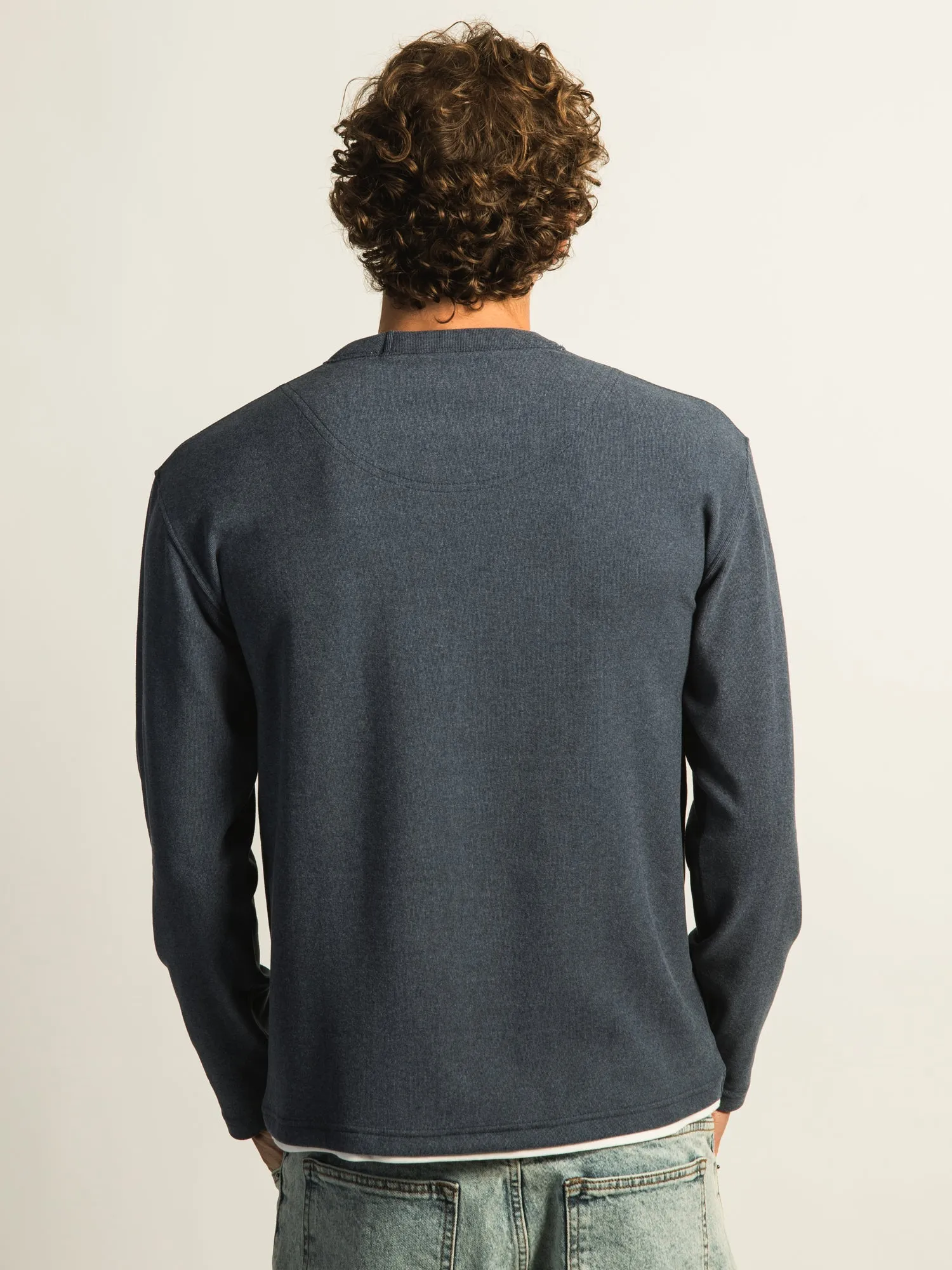 KOLBY LAYERED KNIT TEE - BLUE sold by Boathouse product image thumbnail 4