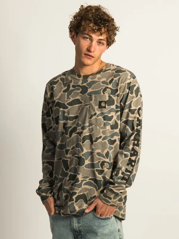 CARHARTT RELAXED LIGHTWEIGHT VINTAGE CAMO T-SHIRT sold by Boathouse
