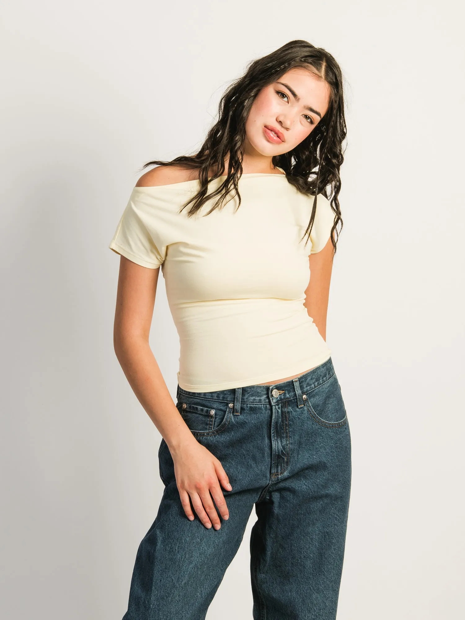 HARLOW SLOANE TEE - YELLOW sold by Boathouse