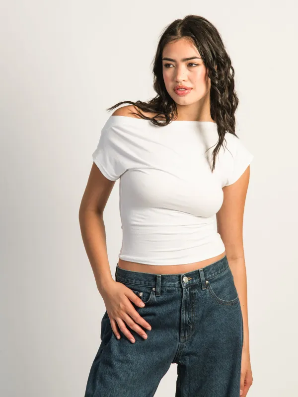 HARLOW SLOANE TEE - WHITE sold by Boathouse