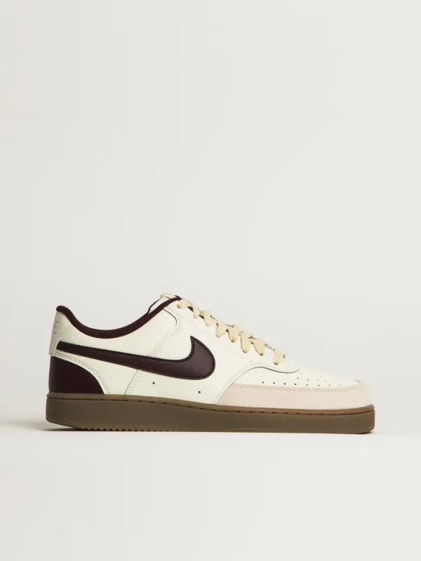 MENS NIKE COURT VISION LOW SNEAKER - WHITE sold by Boathouse