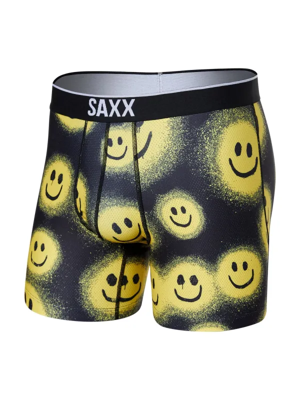 SAXX VOLT BOXER BRIEF- PAINTED SMILE NOIR  - CLEARANCE sold by Boathouse