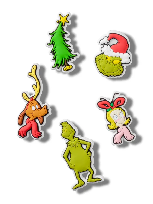 CROCS THE GRINCH 5PK JIBBITZ sold by Boathouse