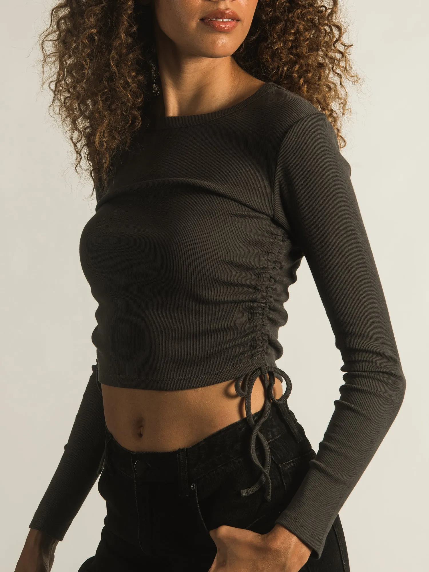 HARLOW RACHEL RUCHED LONG SLEEVE - CLEARANCE sold by Boathouse product image thumbnail 2