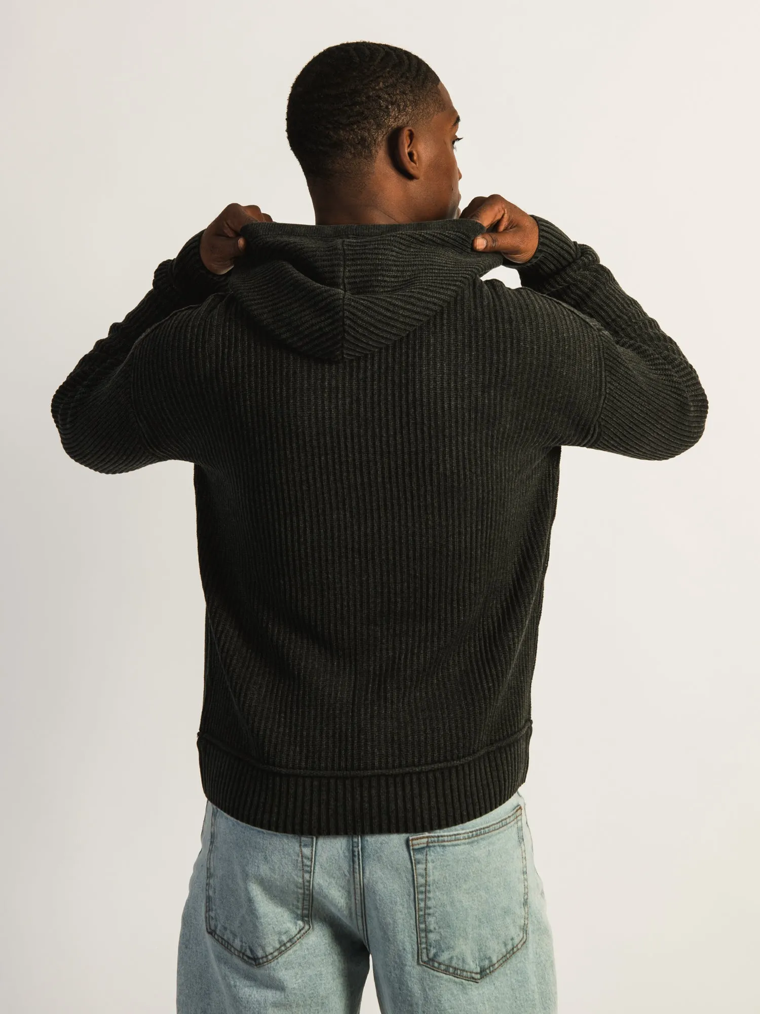 KOLBY SWEATER HOODIE - BLACK sold by Boathouse product image thumbnail 4