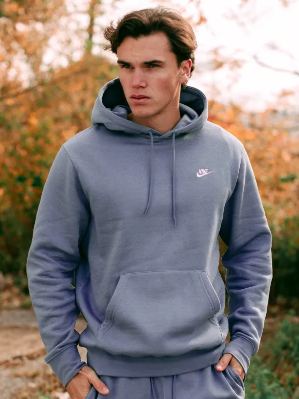 NIKE SPORTSWEAR CLUB PULLOVER HOODIE - INDIGO sold by Boathouse