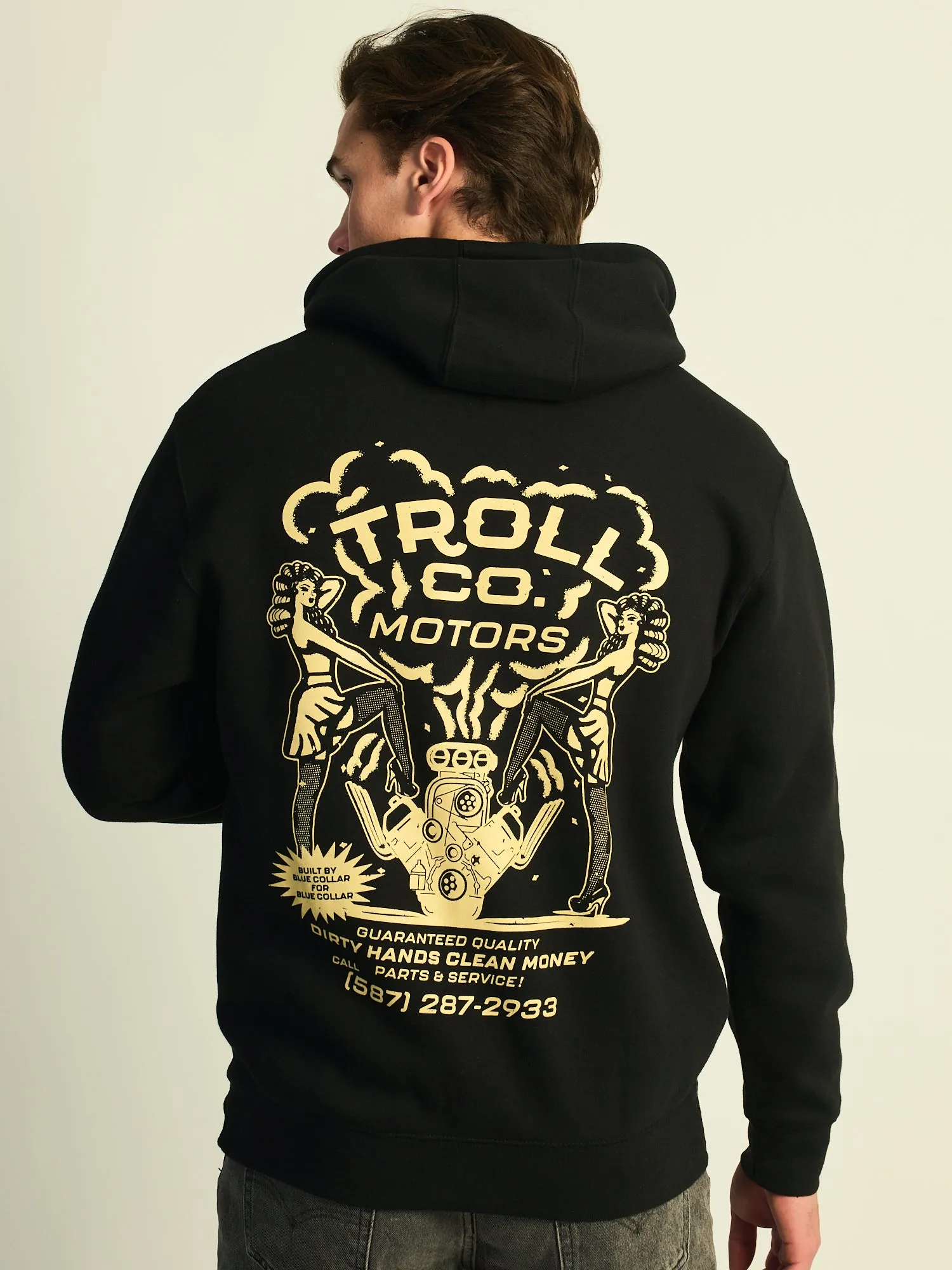 TROLL CO. TROLL CO MOTORS PULLOVER HOODIE sold by Boathouse