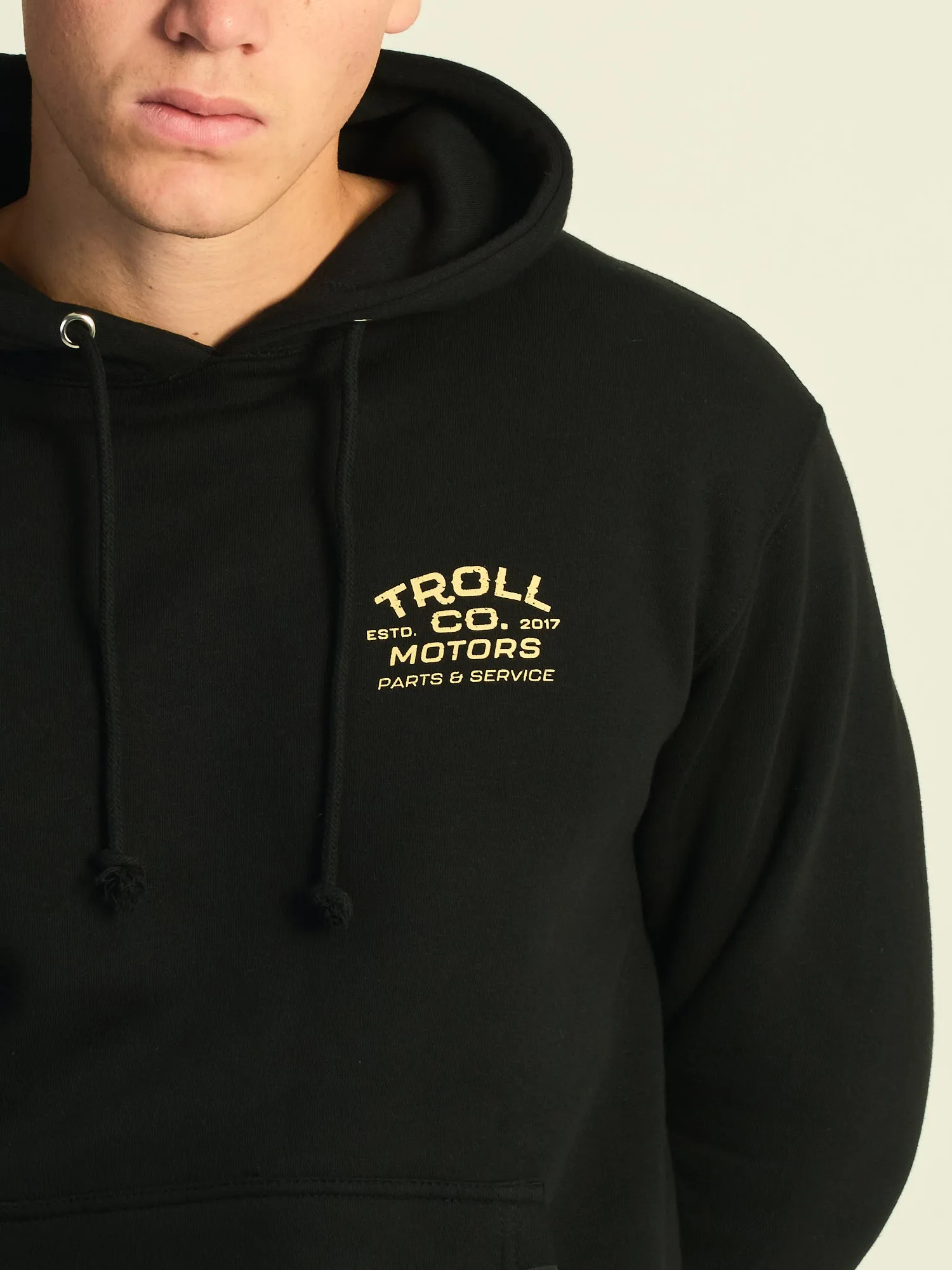 TROLL CO. TROLL CO MOTORS PULLOVER HOODIE sold by Boathouse product image thumbnail 3