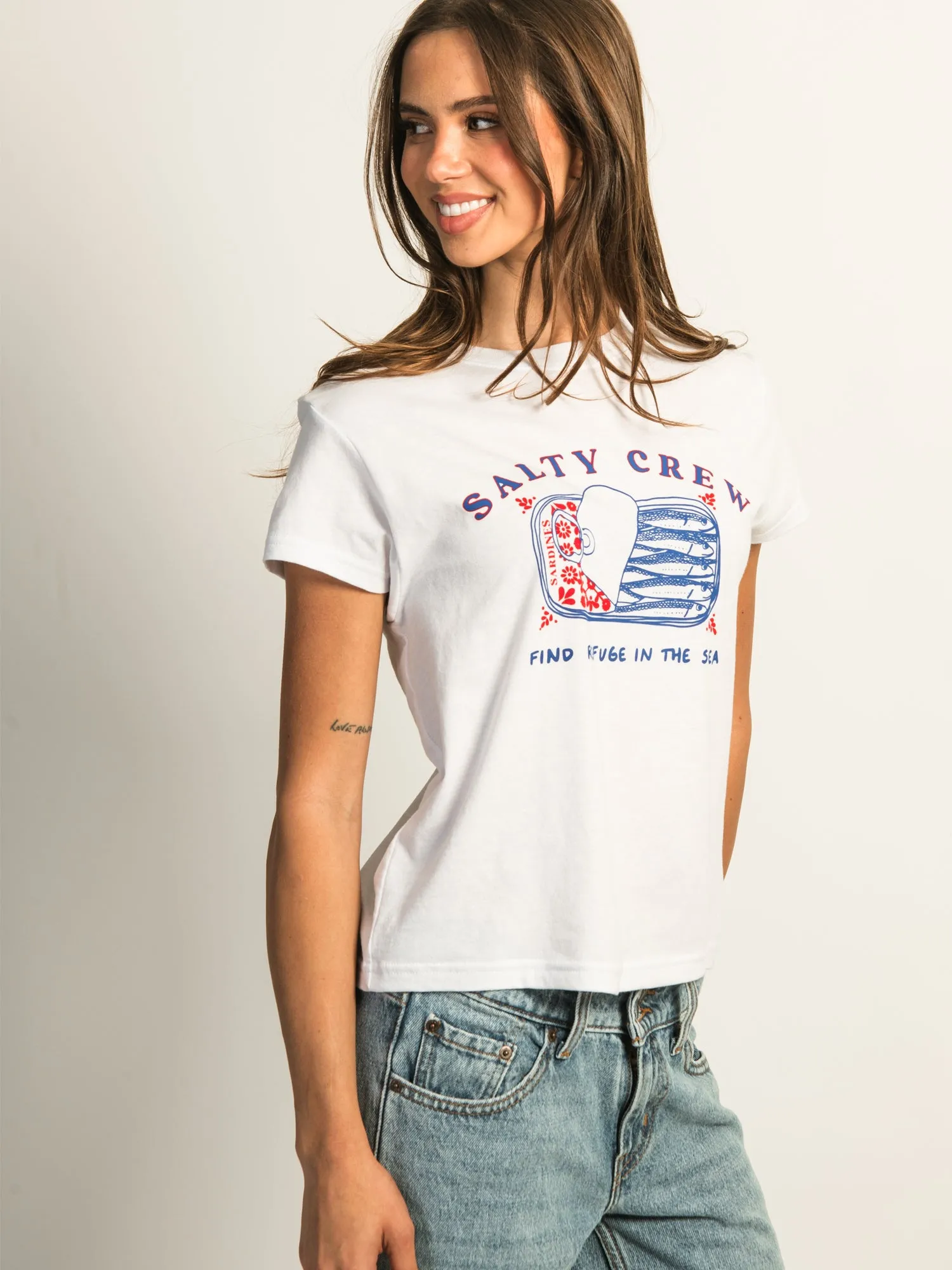 SALTY CREW CUTE TIN MODERN TEE sold by Boathouse product image thumbnail 4