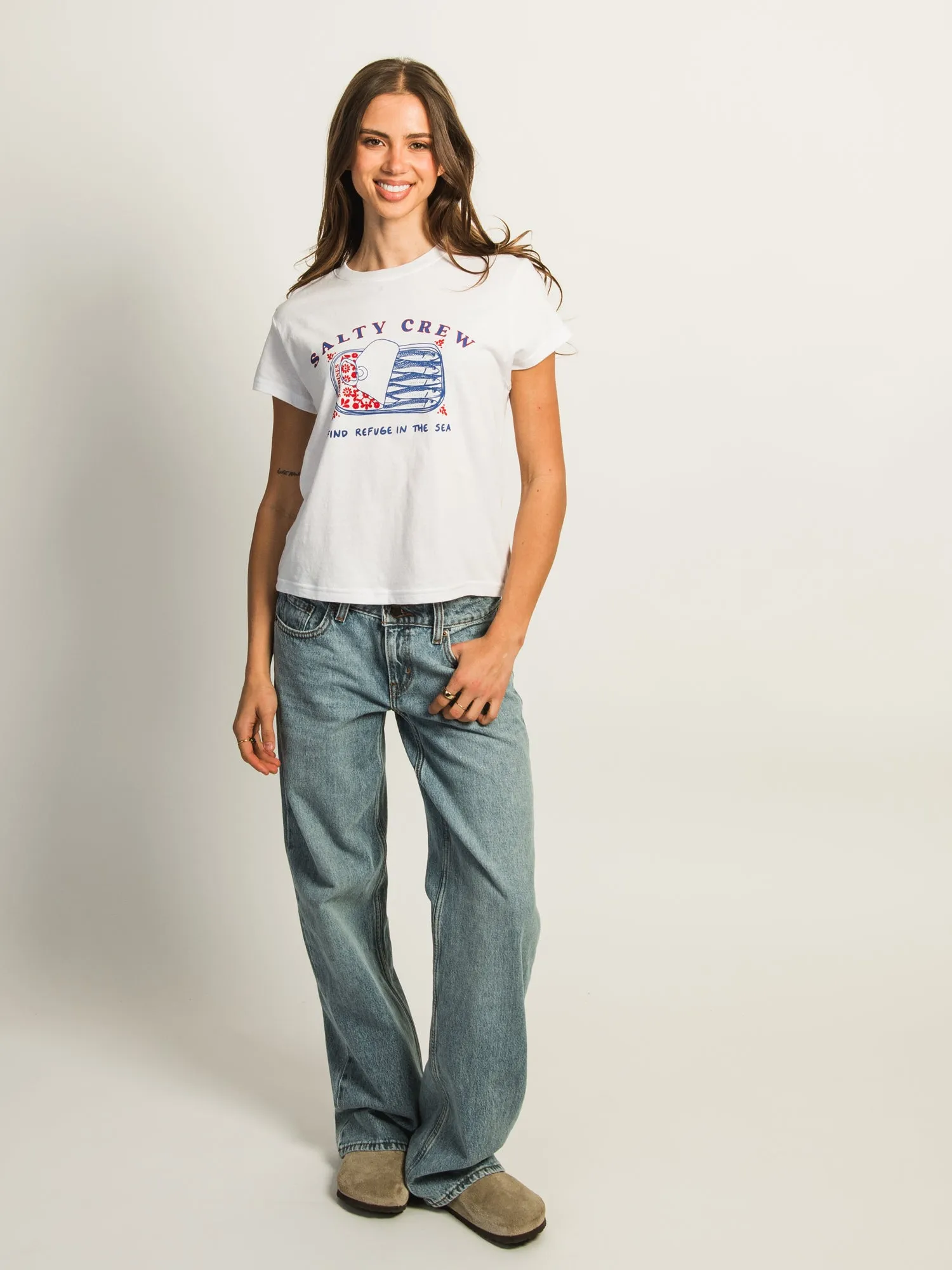 SALTY CREW CUTE TIN MODERN TEE sold by Boathouse product image thumbnail 2