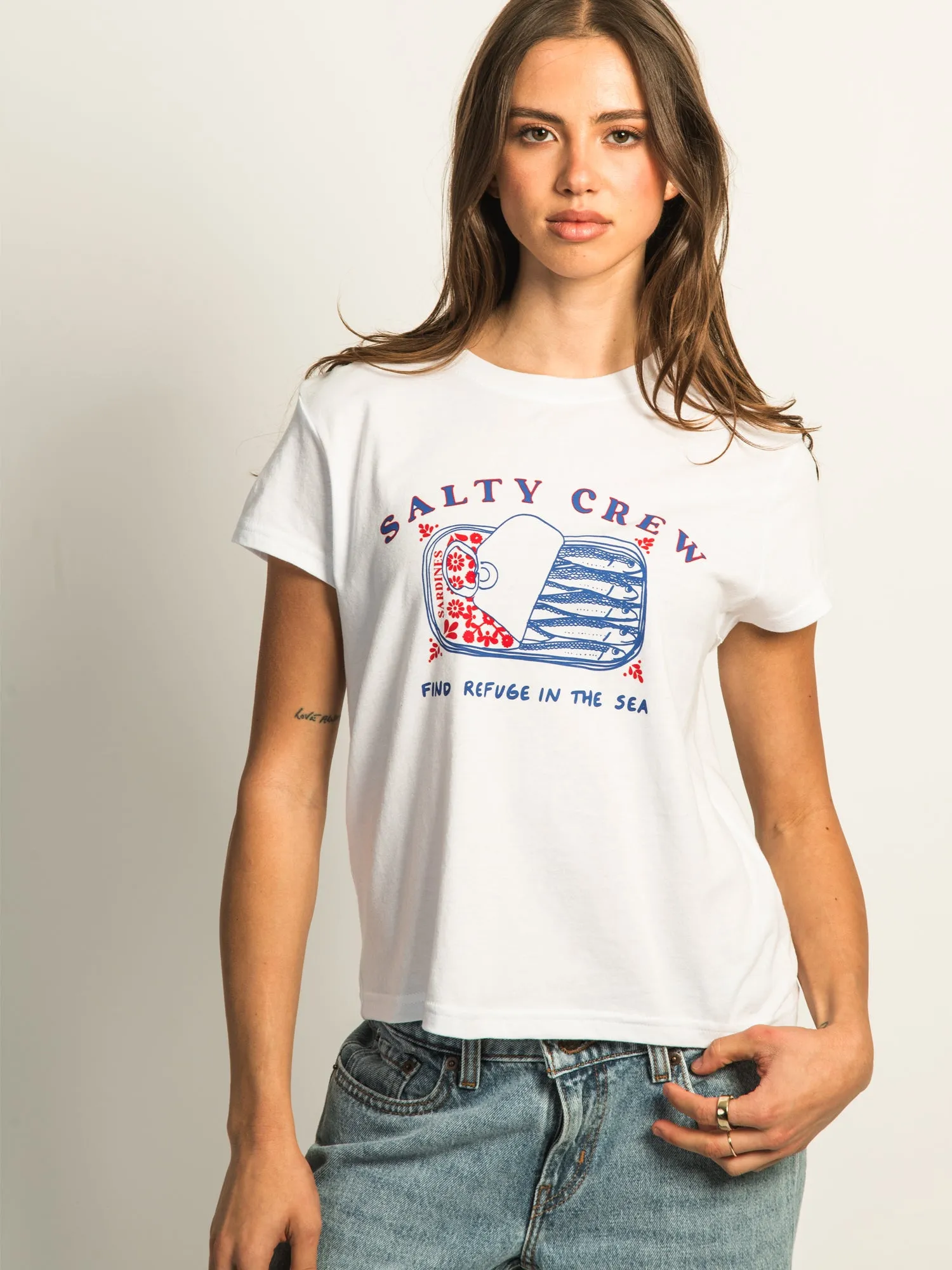 SALTY CREW CUTE TIN MODERN TEE sold by Boathouse product image thumbnail 3