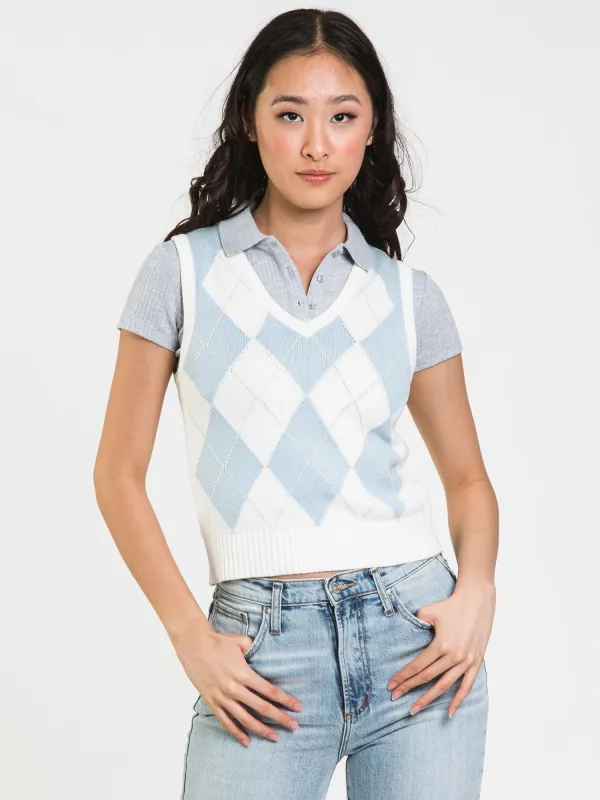 HARLOW ANYA ARGYLE VEST - CLEARANCE sold by Boathouse