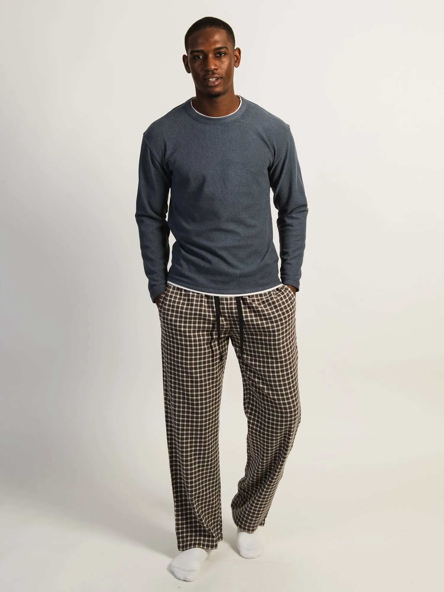 KOLBY PLAID PANT - BROWN sold by Boathouse product image thumbnail 2