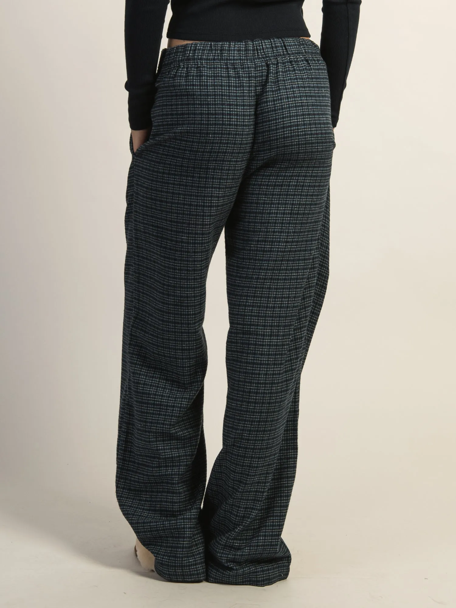HARLOW PLAID PANT - NAVY sold by Boathouse product image thumbnail 4