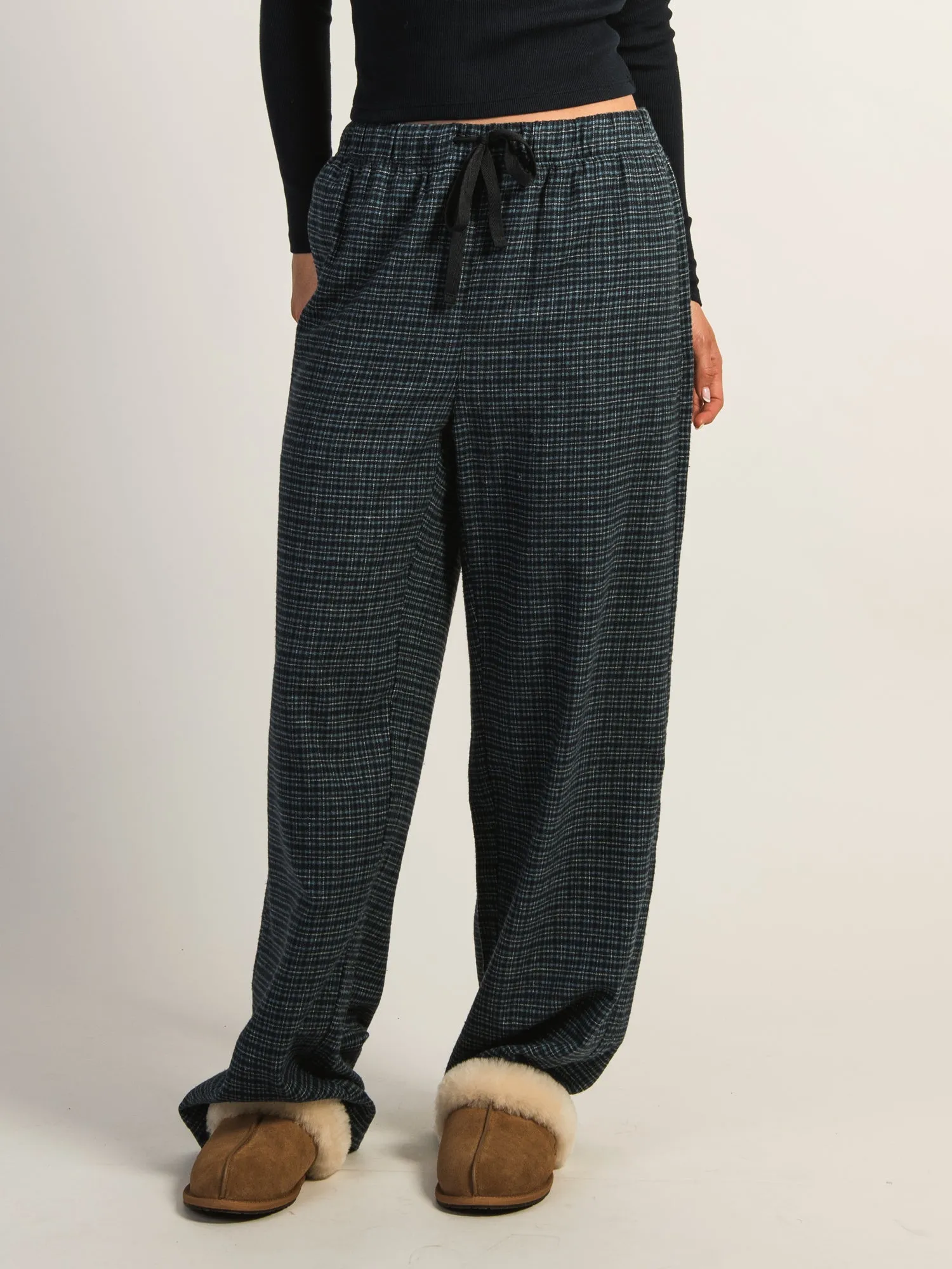 HARLOW PLAID PANT - NAVY sold by Boathouse