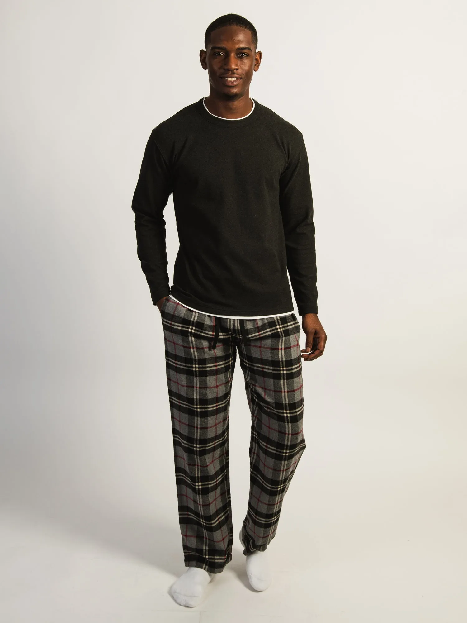 KOLBY PLAID PANT - BLACK sold by Boathouse product image thumbnail 2