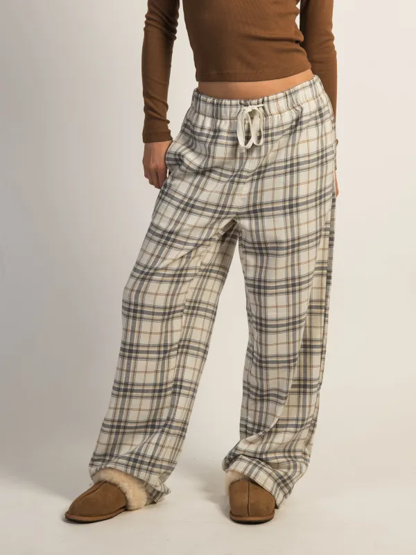 HARLOW PLAID PANT - CREAM sold by Boathouse
