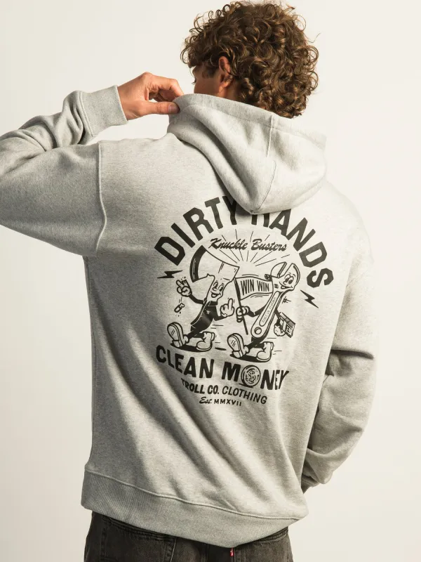 TROLL CO. KNUCKLE BROS 2.0 PULL OVER HOODIE sold by Boathouse