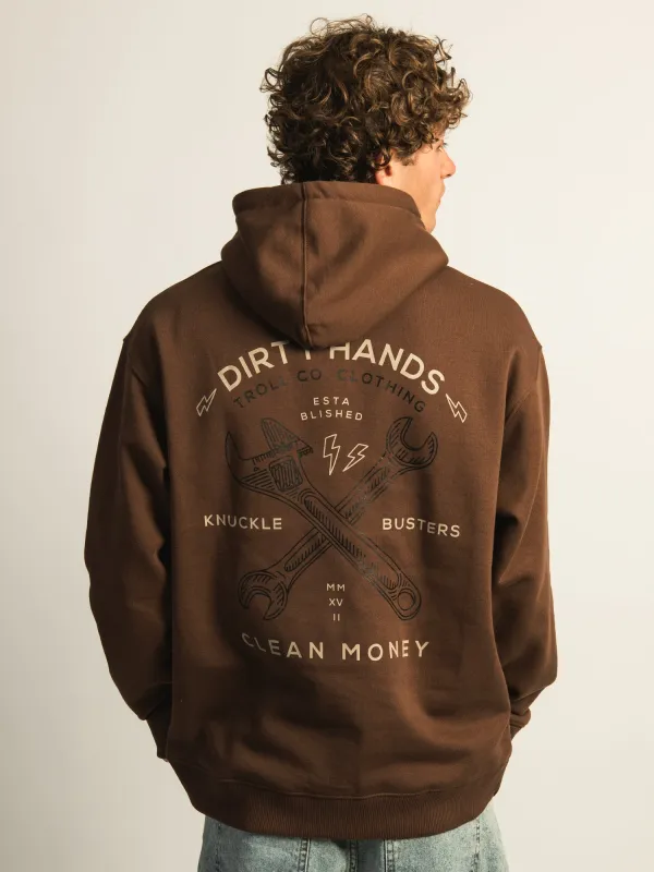 TROLL CO. TWISTING WRENCHES PULL OVER HOODIE sold by Boathouse