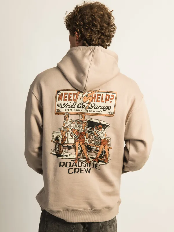 TROLL CO. ROADSIDE CREW PULL OVER HOODIE sold by Boathouse