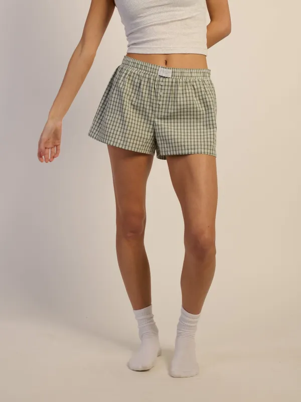 HARLOW TAYLOR BOXER SHORT - SAGE sold by Boathouse