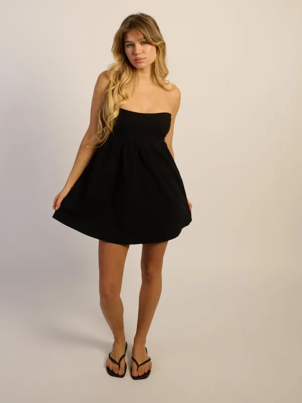 HARLOW JUNE DRESS - BLACK sold by Boathouse
