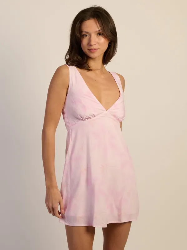 HARLOW LUCY DRESS - PINK sold by Boathouse