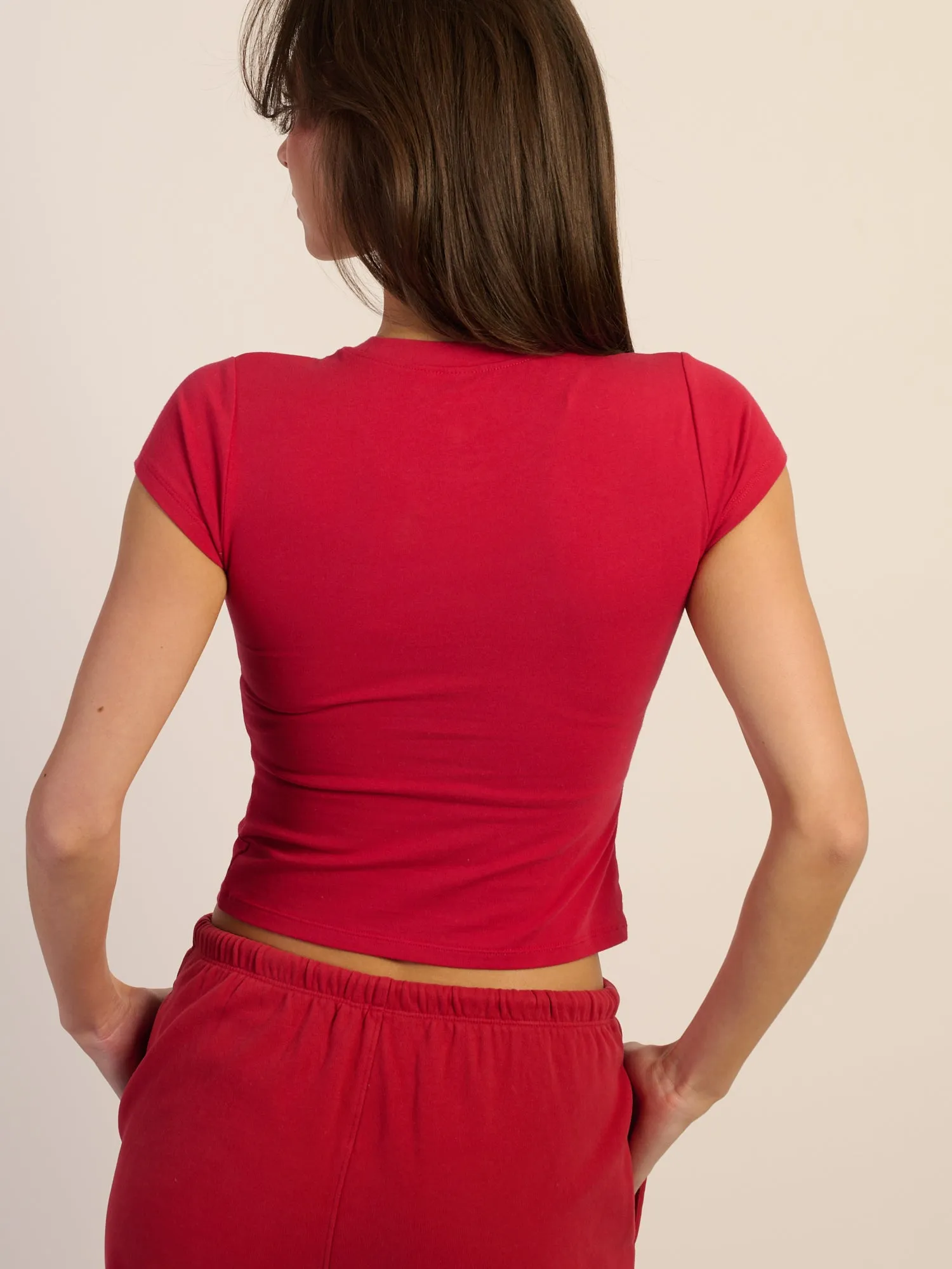 HARLOW GIA TEE - RUBY sold by Boathouse product image thumbnail 4