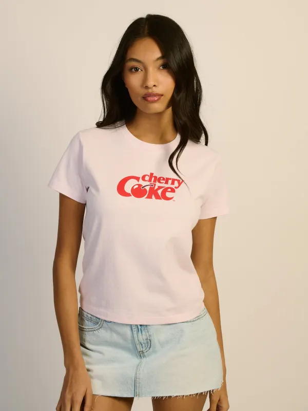 PINK CHERRY COKE BOXY TEE made by Boathouse