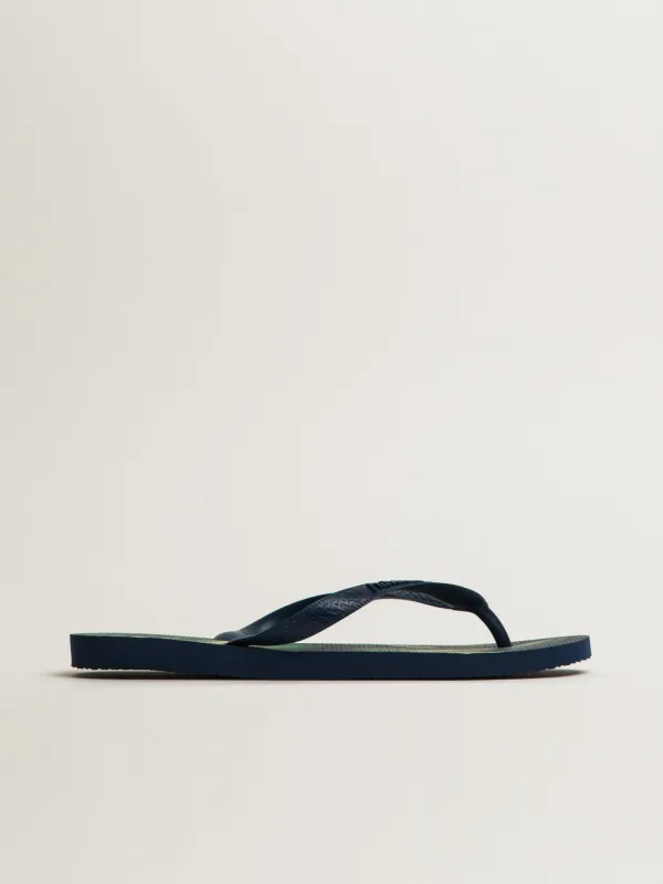 MENS HAVAIANAS TOP ALOHA SANDALS - NAVY sold by Boathouse