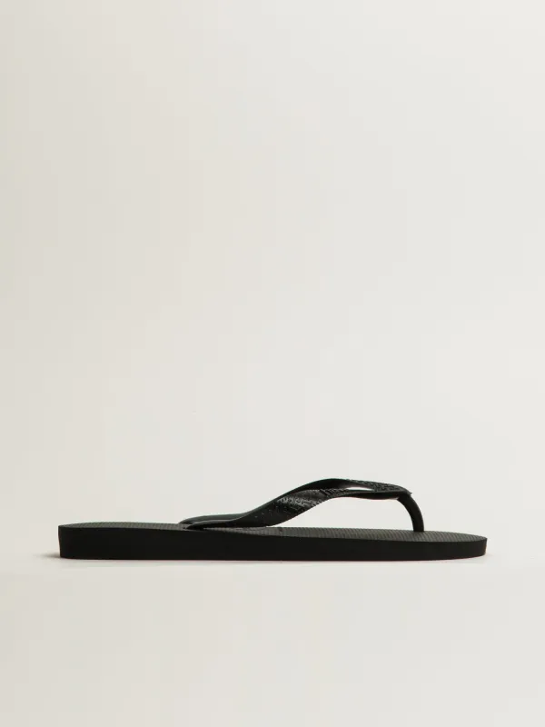 MENS HAVAIANAS TOP SANDALS - BLACK sold by Boathouse