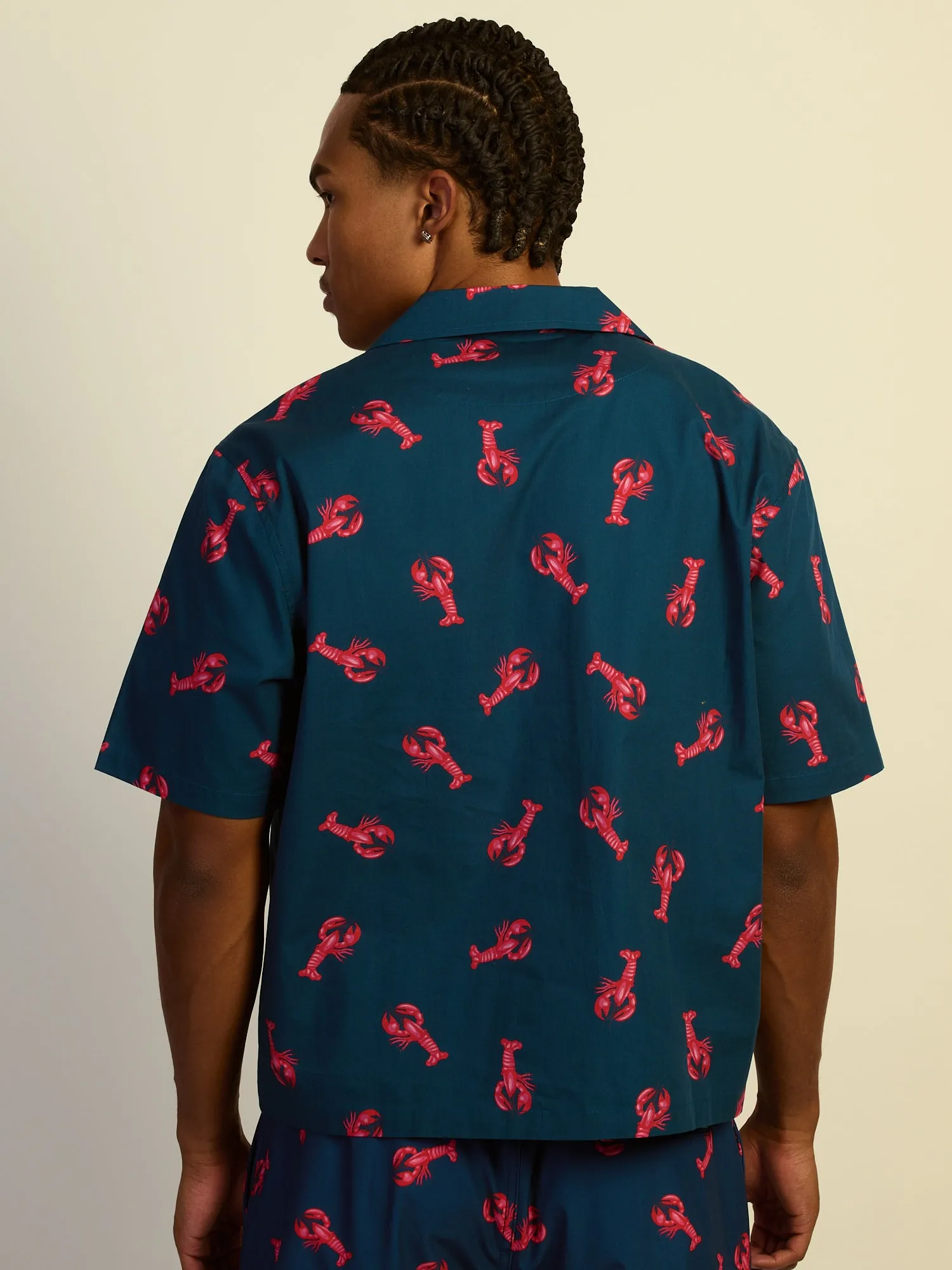 KOLBY SWIM LOBSTER SC WOVEN SHIRT - NAVY sold by Boathouse product image thumbnail 4